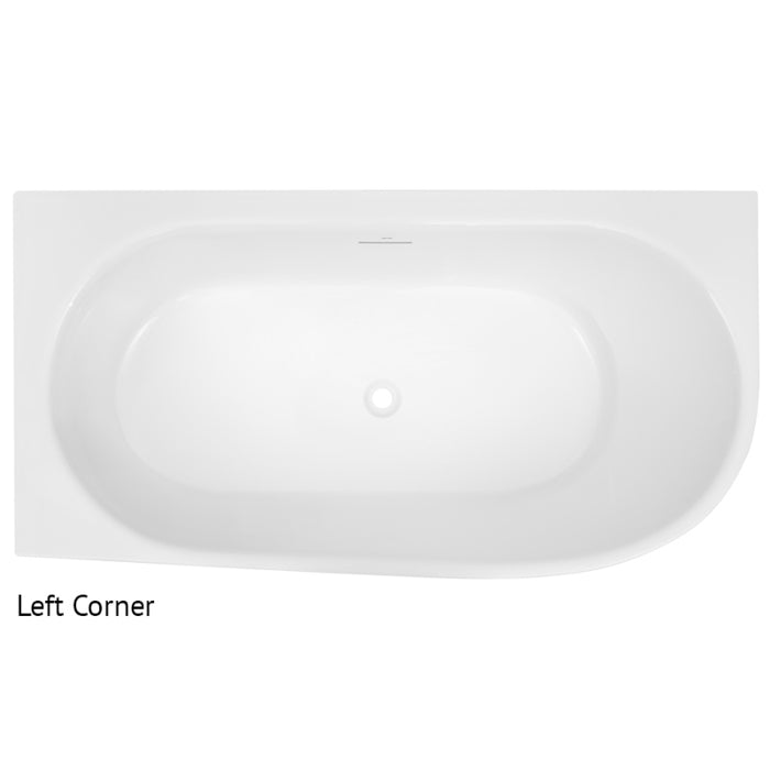 Decina Natalia 1500 Back-To-Corner Bath