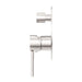 Nero Dolce Shower Mixer With Diverter - Brushed Nickel-NR250811aBN-blue-leaf-bathware