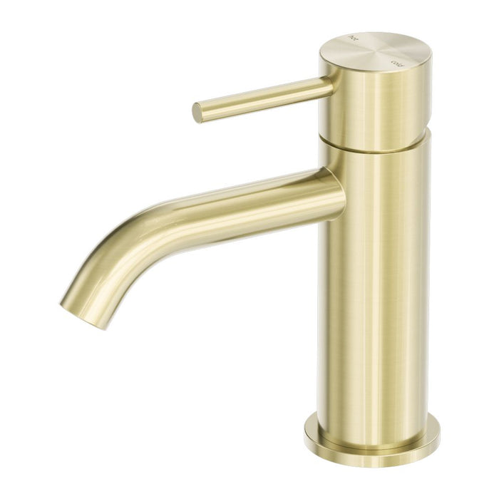 Nero Zen 316L Basin Mixer - Brushed Gold-NR162201BG-blue-leaf-bathware