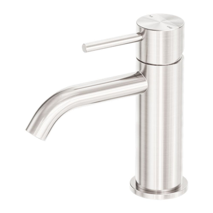 Nero Zen 316L Basin Mixer - Brushed Nickel-NR162201BN-blue-leaf-bathware