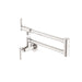 Nero Zen 316l Stainless Steel Pot Filler - Brushed Nickel-NR162203BN-blue-leaf-bathware