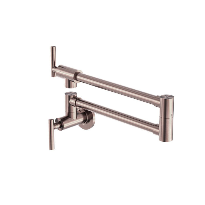 Nero Zen 316l Stainless Steel Pot Filler - Brushed Bronze-NR162203BZ-blue-leaf-bathware