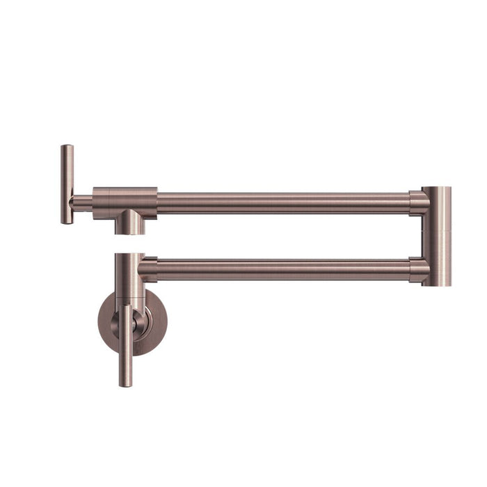 Nero Zen 316l Stainless Steel Pot Filler - Brushed Bronze-NR162203BZ-blue-leaf-bathware