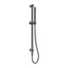 Nero Zen 316L Shower Rail With Outdoor Shower Hose - Graphite-NR162205b01GR-blue-leaf-bathware