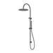 Nero Zen 316L Twin Shower With Outdoor Shower Hose - Graphite-NR162205c01GR-blue-leaf-bathware