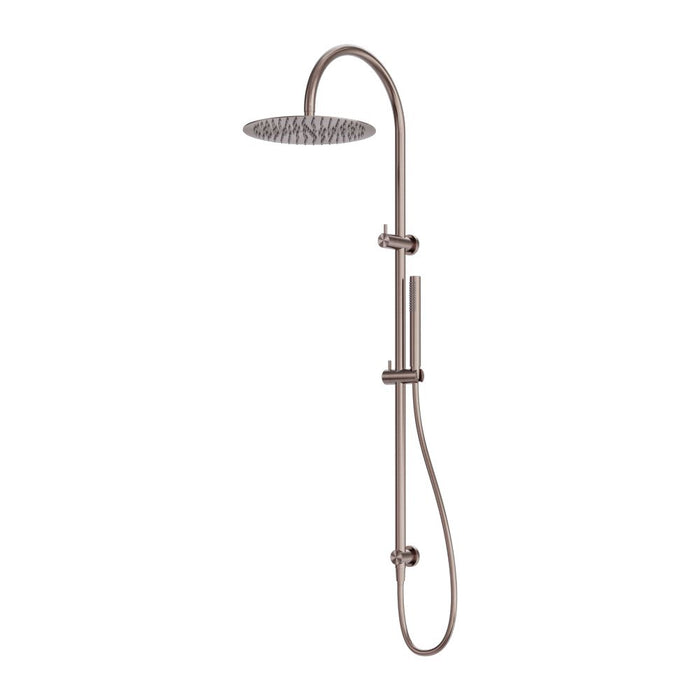 Nero Zen 316L Twin Shower - Brushed Bronze-NR162205c02BZ-blue-leaf-bathware