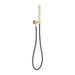 Nero Zen 316L Shower On Bracket With Outdoor Shower Hose - Brushed Gold-NR162205d01BG-blue-leaf-bathware