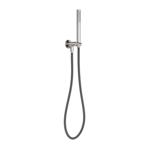 Nero Zen 316L Shower On Bracket With Outdoor Shower Hose - Brushed Nickel-NR162205d01BN-blue-leaf-bathware