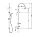 Nero Zen 316L Twin Shower With Outdoor Shower Hose - Brushed Gold-NR162205c01BG-blue-leaf-bathware