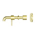 Nero Zen 316L Wall Basin/Bath Mixer (Trim Kit Only) - Brushed Gold-blue-leaf-bathware