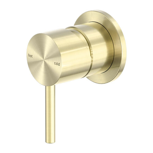 Nero Zen 316L Shower Mixer - Brushed Gold-NR162211BG-blue-leaf-bathware