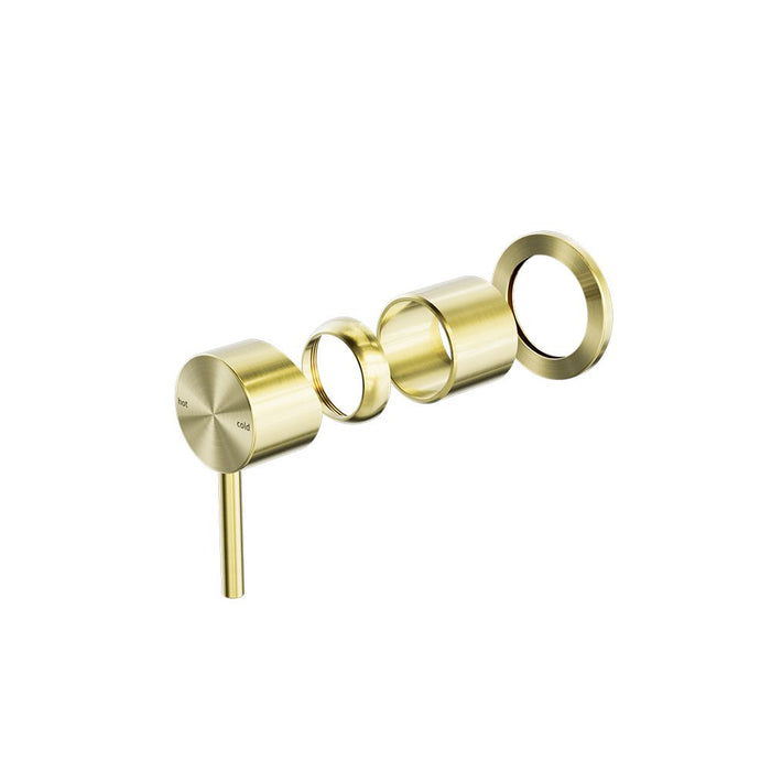 Nero Zen 316L Shower Mixer (Trim Kit Only) - Brushed Gold-NR162211tBG-blue-leaf-bathware