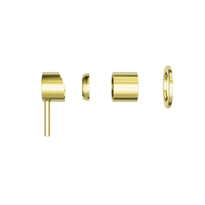 Nero Zen 316L Shower Mixer (Trim Kit Only) - Brushed Gold-NR162211tBG-blue-leaf-bathware