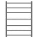 Nero Heated Towel Ladder - Graphite-NR190002HGR-blue-leaf-bathware