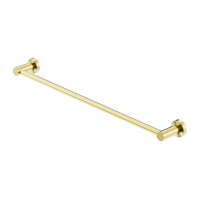 Nero Mecca Single Towel Rail - Brushed Gold-blue-leaf-bathware