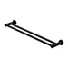 Nero Mecca Double Towel Rail - Matte Black-blue-leaf-bathware