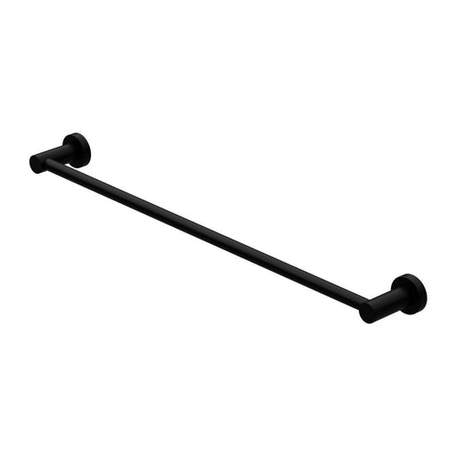 Nero Mecca Single Towel Rail - Matte Black-blue-leaf-bathware