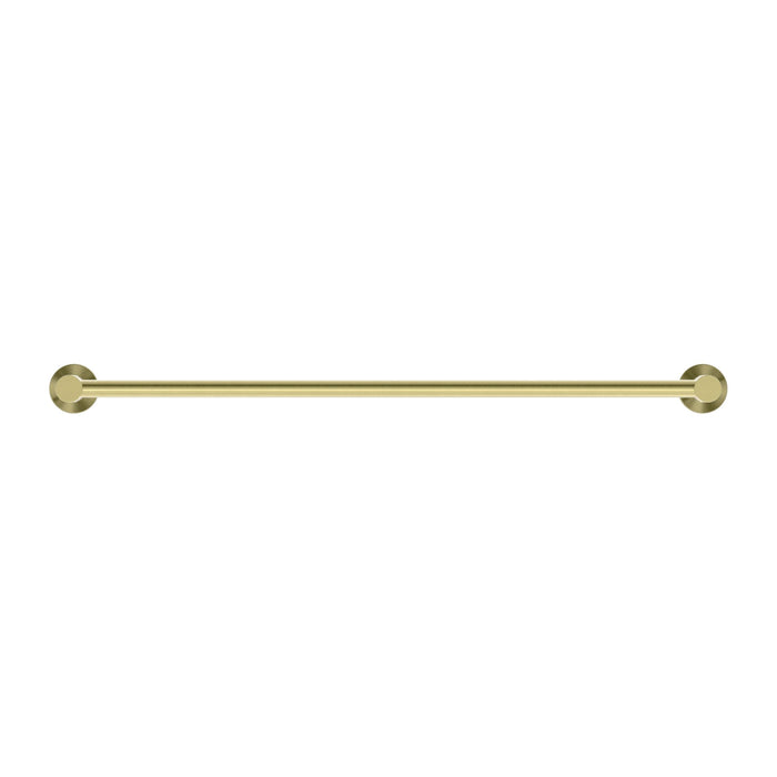 Nero Mecca Double Towel Rail - Brushed Gold-blue-leaf-bathware