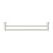 Nero Mecca Double Towel Rail - Brushed Nickel-blue-leaf-bathware