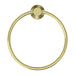 Nero Mecca Hand Towel Ring - Brushed Gold-NR1980BG-blue-leaf-bathware