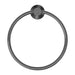 Nero Mecca Hand Towel Ring - Gun Metal-NR1980GM-blue-leaf-bathware