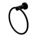 Nero Mecca Hand Towel Ring - Matte Black-NR1980MB-blue-leaf-bathware