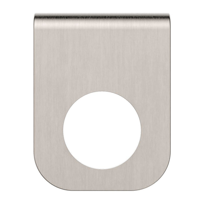 Nero Mecca Soap Bottle Holder - Brushed Nickel-NR1985BN-blue-leaf-bathware