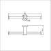 Nero Mecca Double Toilet Roll Holder - Matte Black-NR1986DMB-blue-leaf-bathware