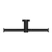 Nero Mecca Double Toilet Roll Holder - Matte Black-NR1986DMB-blue-leaf-bathware