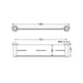 Nero Mecca Metal Shower Shelf - Matte Black-NR1987aMB-blue-leaf-bathware