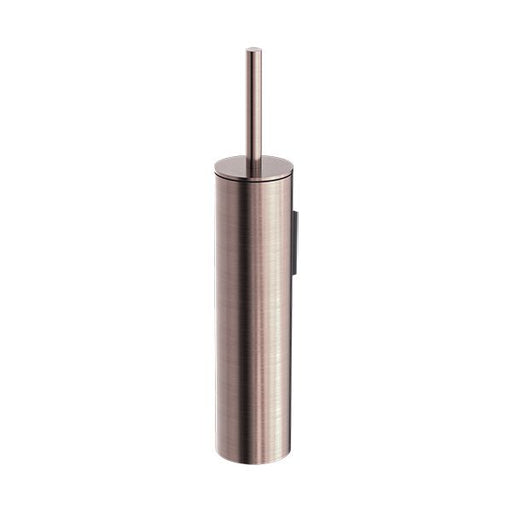 Nero Mecca Toilet Brush Holder - Brushed Bronze-NR1988BZ-blue-leaf-bathware