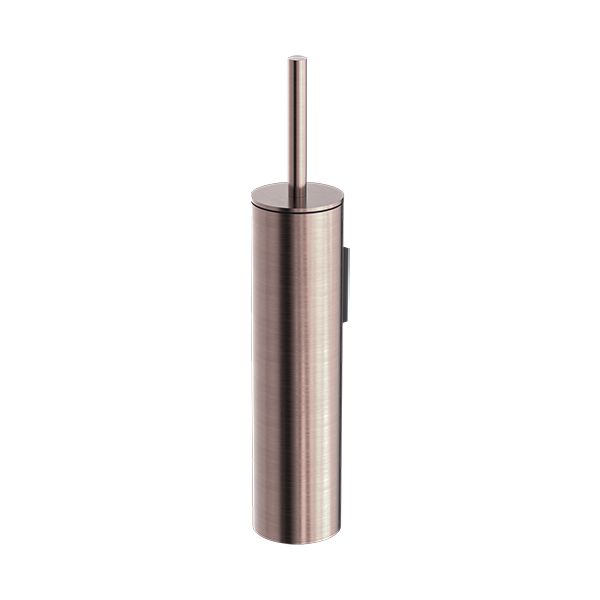 Nero Mecca Toilet Brush Holder - Brushed Bronze-NR1988BZ-blue-leaf-bathware