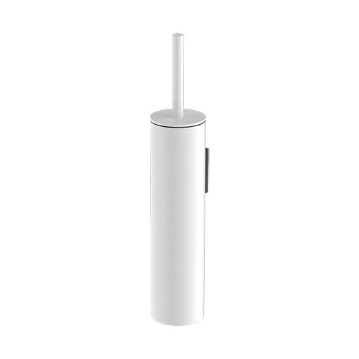 Nero Mecca Toilet Brush Holder - Matte White-NR1988MW-blue-leaf-bathware