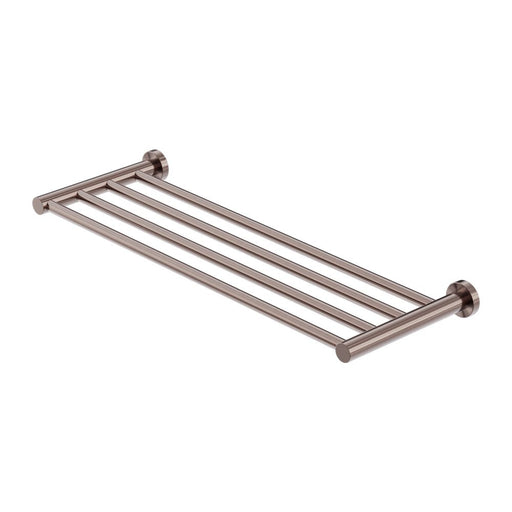 Nero Mecca Towel Rack - Brushed Bronze-NR1989BZ-blue-leaf-bathware