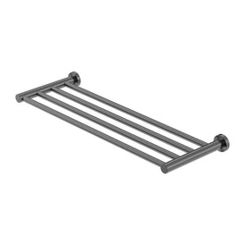 Nero Mecca Towel Rack - Gun Metal-NR1989GM-blue-leaf-bathware