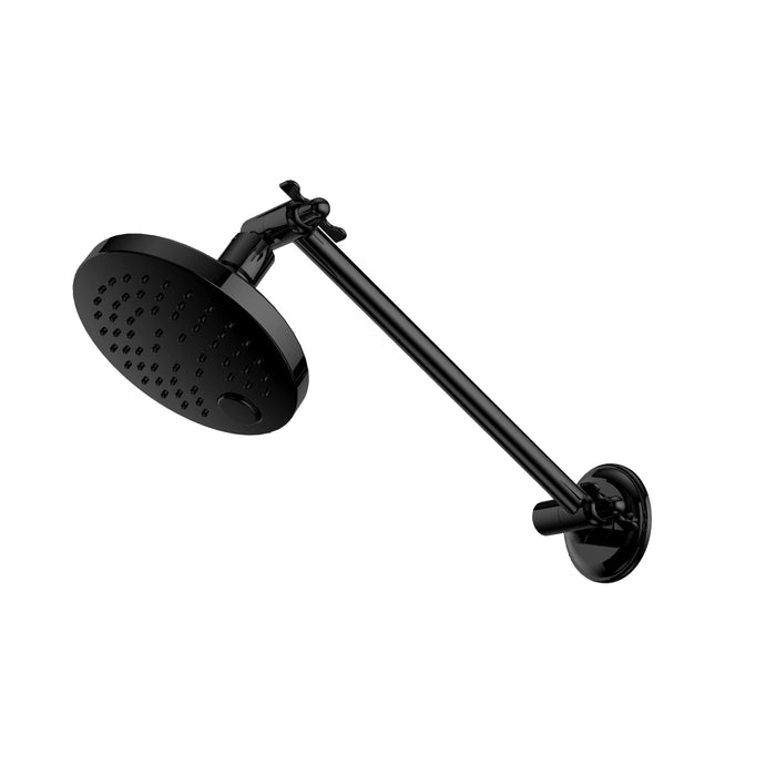 Nero X Plus All Direction Shower Head - Matte Black-NR201605MB-blue-leaf-bathware