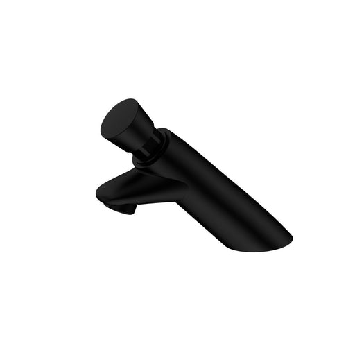 Nero Ss316 Lead Free Timeflow Push Button Pillar Tap Pvd - Black-NR202302PB-blue-leaf-bathware