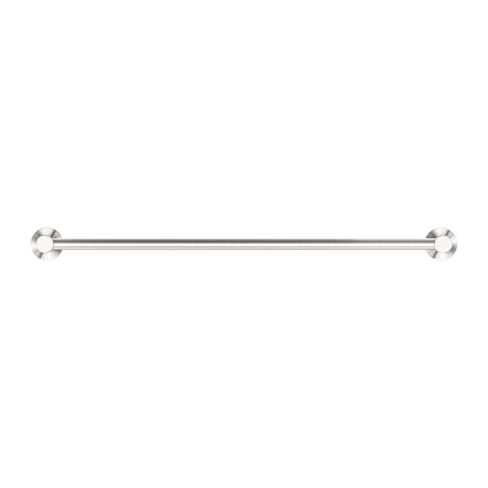 Nero Classic Single Towel Rail - Brushed Nickel-blue-leaf-bathware