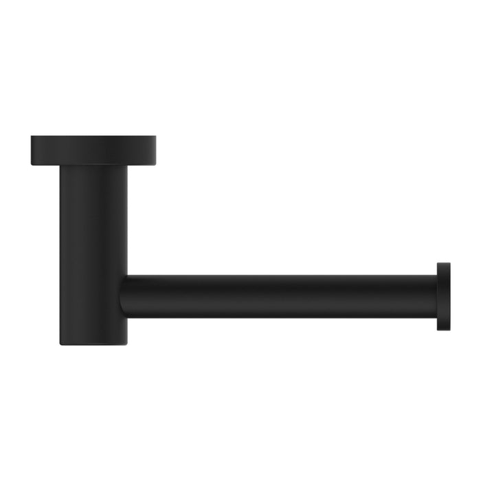 Nero Classic Toilet Roll Holder - Matte Black-NR2086MB-blue-leaf-bathware