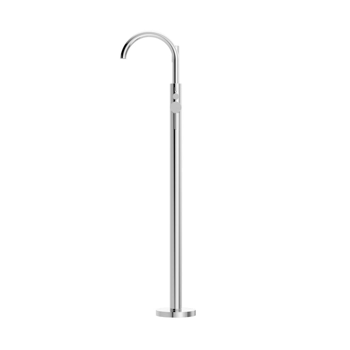 Nero Mecca Round Freestanding Mixer With Hand Shower - Chrome-NR210903aCH-blue-leaf-bathware