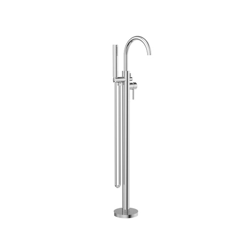 Nero Mecca Round Freestanding Mixer With Hand Shower - Chrome-NR210903aCH-blue-leaf-bathware