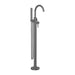 Nero Mecca Round Freestanding Mixer With Hand Shower - Gun Metal-NR210903aGM-blue-leaf-bathware