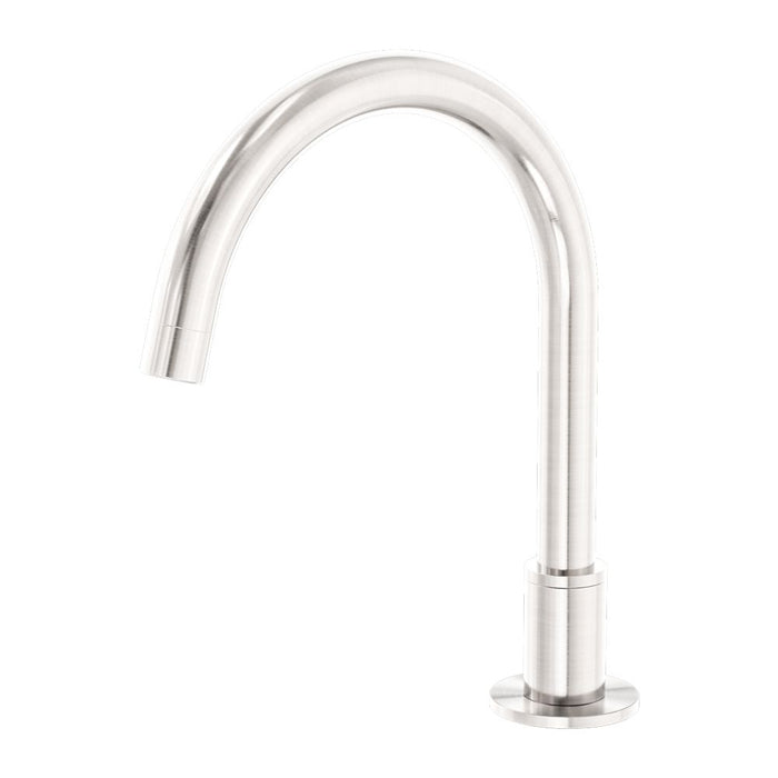 Nero Kara Hob Mount Bath Spout Only G1/2 Female Inlet - Brushed Nickel-NR211703bBN-blue-leaf-bathware