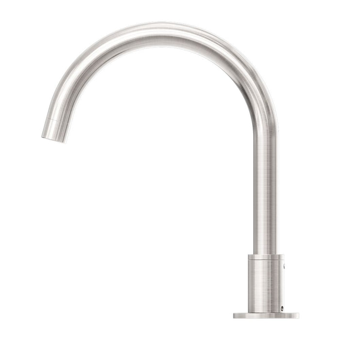 Nero Kara Hob Mount Bath Spout Only G1/2 Female Inlet - Brushed Nickel-NR211703bBN-blue-leaf-bathware