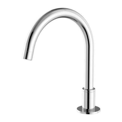 Nero Kara Hob Mount Bath Spout Only G1/2 Female Inlet - Chrome-NR211703bCH-blue-leaf-bathware