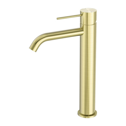 Nero Mecca Tall Basin Mixer - Brushed Gold-NR221901aBG-blue-leaf-bathware