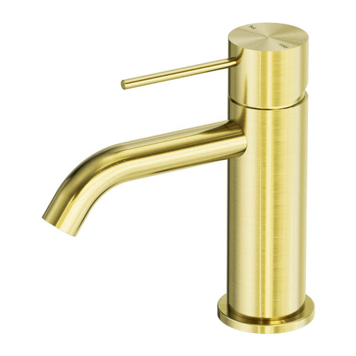 Nero Mecca Basin Mixer - Brushed Gold-NR221901BG-blue-leaf-bathware