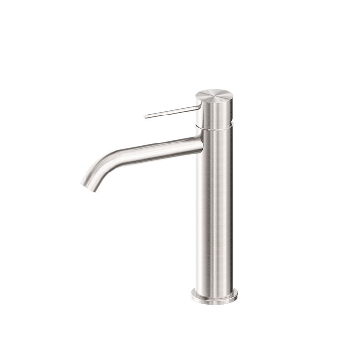 Nero Mecca Mid Tall Basin Mixer - Brushed Nickel-NR221901eBN-blue-leaf-bathware