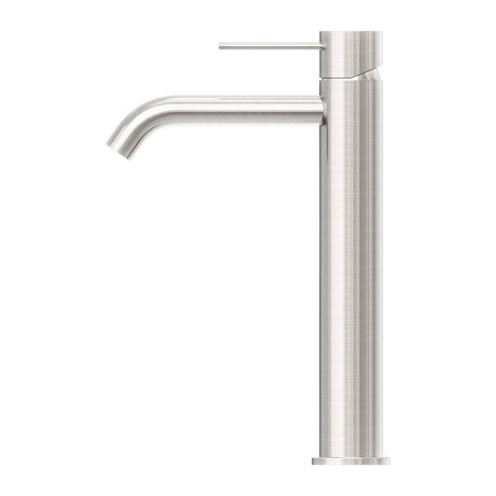 Nero Mecca Tall Basin Mixer - Brushed Nickel-NR221901aBN-blue-leaf-bathware