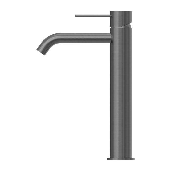 Nero Mecca Tall Basin Mixer - Gun Metal-NR221901aGM-blue-leaf-bathware